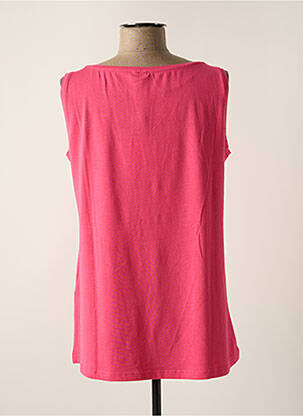 Débardeur stretch sans manche rose CISO femme
