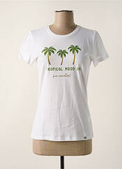 T-shirt blanc PLEASE pour femme seconde vue