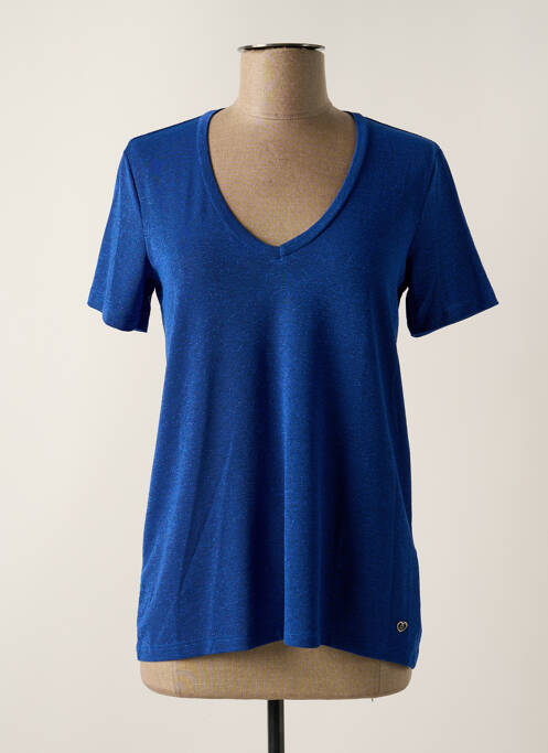 Top bleu clair PLEASE pour femme