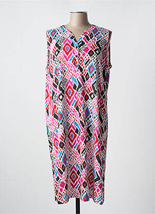 Robe de plage sans manche rose EGATEX femme