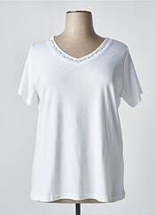 T-shirt blanc I.ODENA pour femme seconde vue