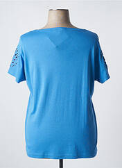 T-shirt bleu I.ODENA pour femme seconde vue