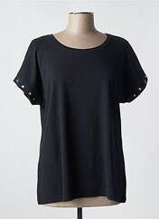 T-shirt noir I.ODENA pour femme seconde vue