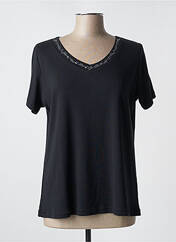 T-shirt noir I.ODENA pour femme seconde vue