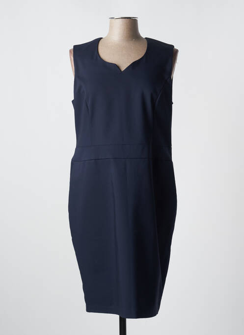 Robe mi-longue bleu GRIFFON pour femme