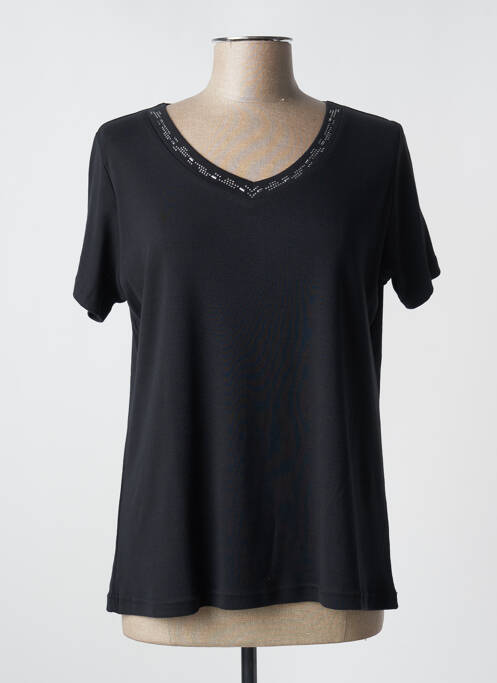 T-shirt noir I.ODENA pour femme