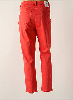 Pantalon 7/8 stretch taille normale orange C'EST BEAU LA VIE femme