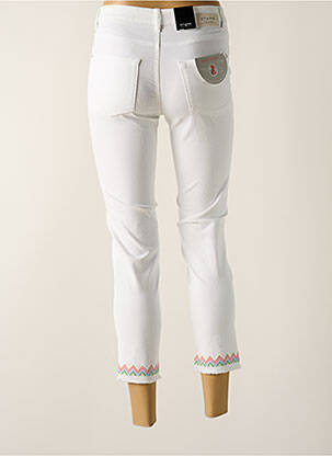 Pantalon 7/8 stretch taille normale blanc STARK femme