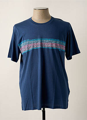 T-shirt bleu HAJO pour homme