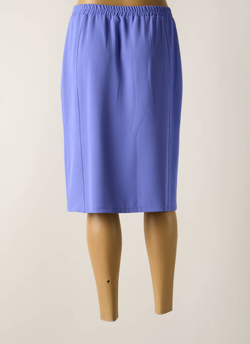 Jupe mi-longue violet GEVANA pour femme