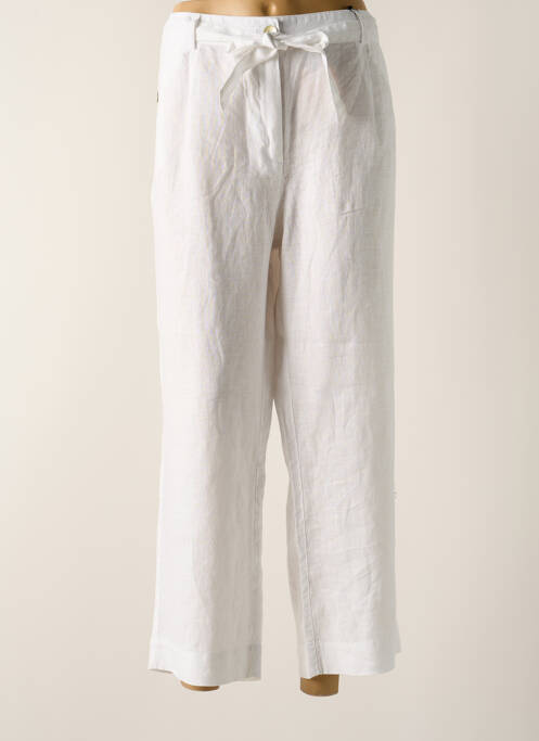 Pantalon 7/8 blanc JULIE GUERLANDE pour femme