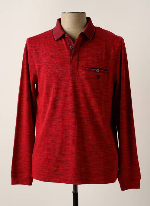 Polo rouge HAJO pour homme