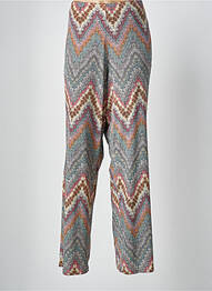 Pantalon 7/8 taille haute taille haute gris GEVANA femme