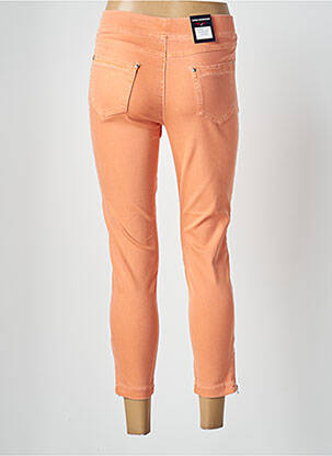 Jegging zippé bas des jambes taille normale orange ANNA MONTANA femme