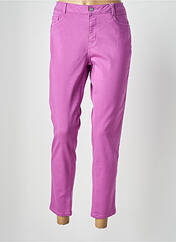 Pantalon 7/8 violet C'EST BEAU LA VIE pour femme seconde vue