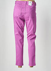 Pantalon 7/8 violet C'EST BEAU LA VIE pour femme seconde vue