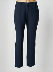 Pantalon chino bleu CHRISTINE LAURE pour femme seconde vue