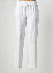 Pantalon droit blanc ÉTYMOLOGIE pour femme seconde vue