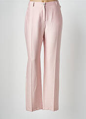 Pantalon droit rose CHRISTINE LAURE pour femme seconde vue