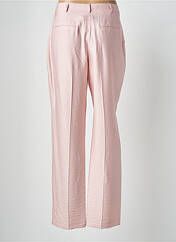 Pantalon droit rose CHRISTINE LAURE pour femme seconde vue