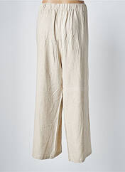 Pantalon large beige CISO pour femme seconde vue