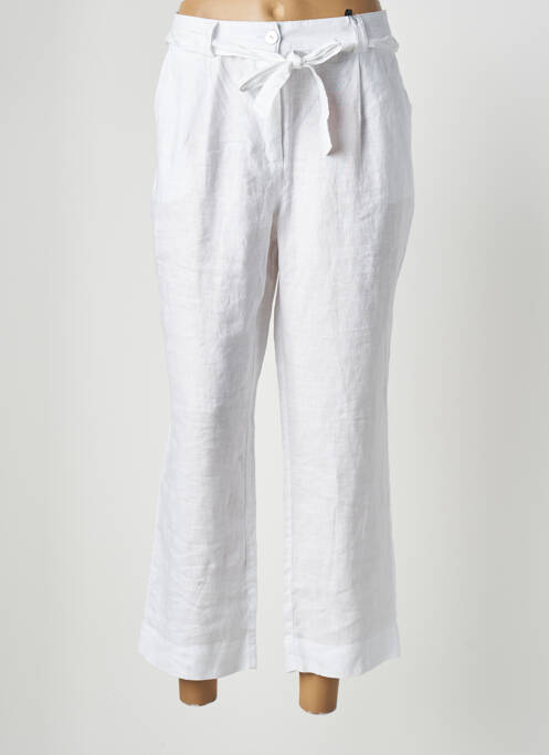 Pantalon 7/8 blanc JULIE GUERLANDE pour femme