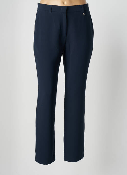 Pantalon chino bleu CHRISTINE LAURE pour femme