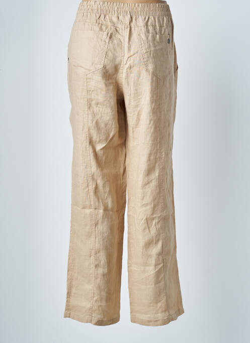 Pantalon droit beige BARBARA LEBEK pour femme