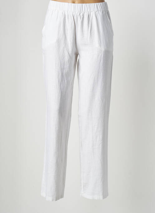 Pantalon droit blanc ÉTYMOLOGIE pour femme