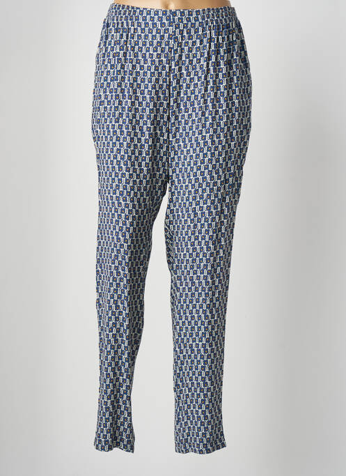 Pantalon droit bleu GRIFFON pour femme