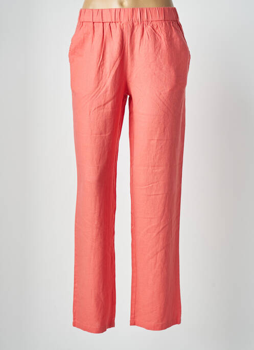 Pantalon droit orange ÉTYMOLOGIE pour femme