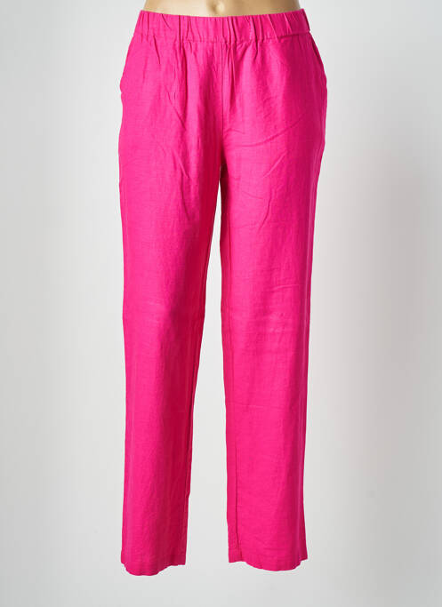 Pantalon droit rose ÉTYMOLOGIE pour femme