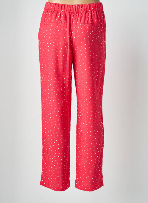 Pantalon droit rouge ÉTYMOLOGIE femme
