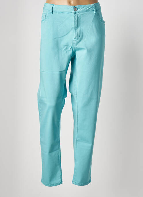 Pantalon slim bleu C'EST BEAU LA VIE pour femme