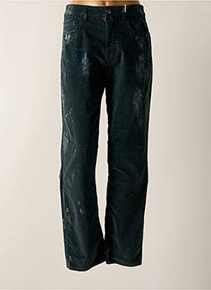 Pantalon droit stretch taille haute vert HIGH femme