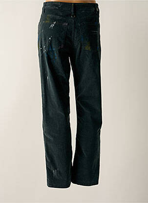 Pantalon droit stretch taille haute vert HIGH femme