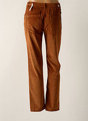 Pantalon droit stretch taille normale marron HIGH femme