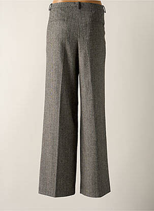 Pantalon large fermeture zippée sous rabat boutonné taille normale gris ROSSO 35 femme