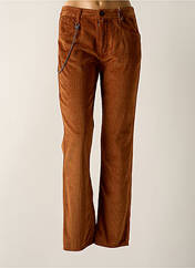 Pantalon droit marron HIGH pour femme seconde vue