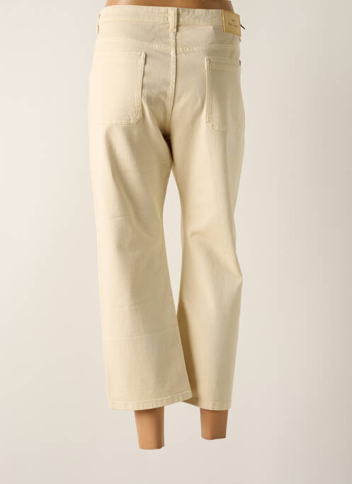 Jeans coupe droite beige PAUL SMITH pour femme