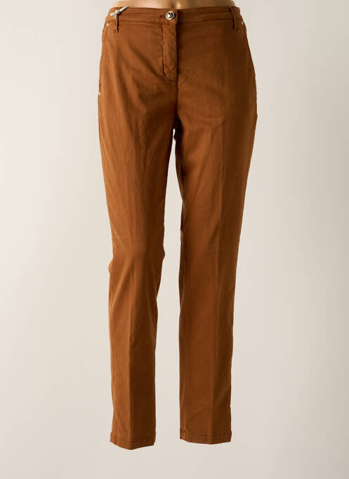 Pantalon chino marron JACOB COHEN pour femme