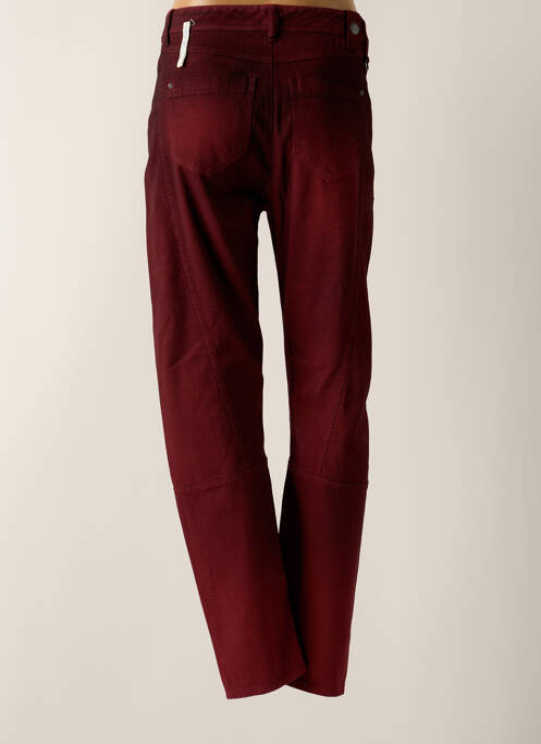 Pantalon droit rouge HIGH pour femme