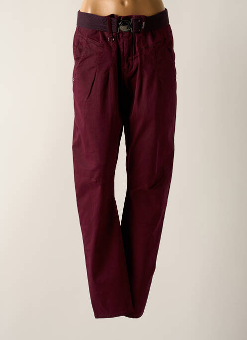 Pantalon droit rouge HIGH pour femme