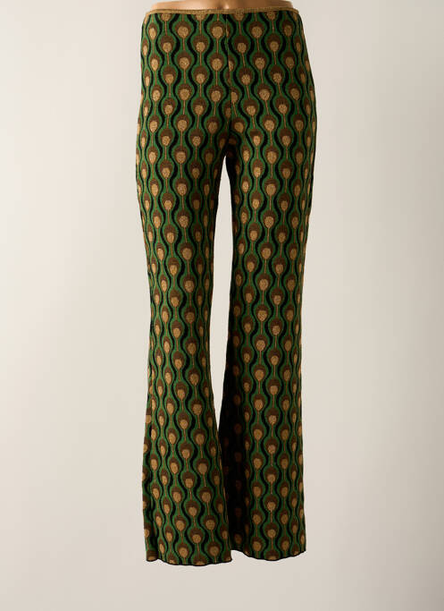 Pantalon flare vert MALIPARMI pour femme