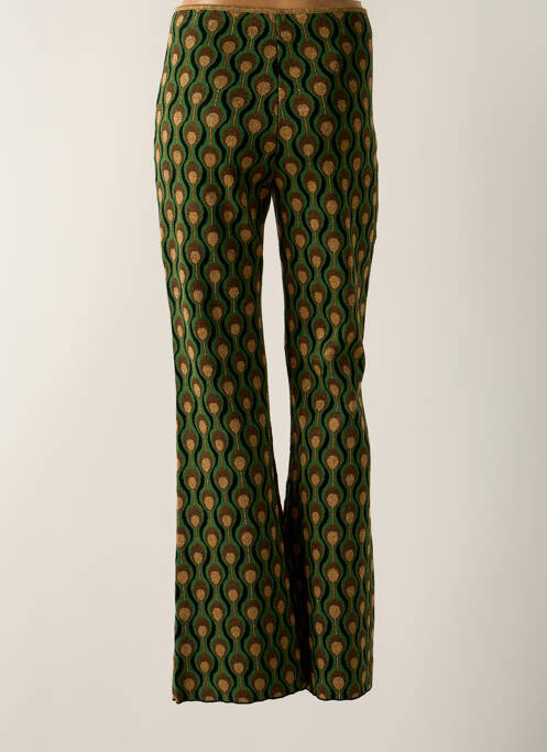 Pantalon flare vert MALIPARMI pour femme