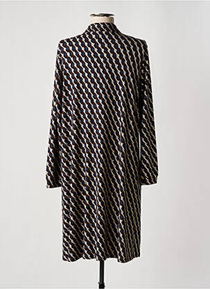 Robe mi-longue manches longues manches longues gris SIYU femme