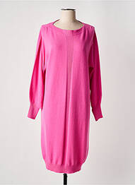Robe pull resserrée sur le bas manches longues rose D.EXTERIOR femme