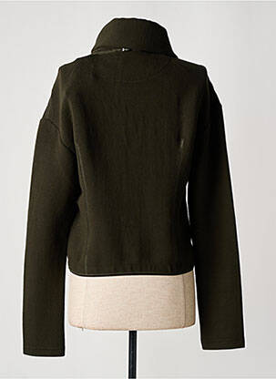 Veste casual col rond vert HIGH femme