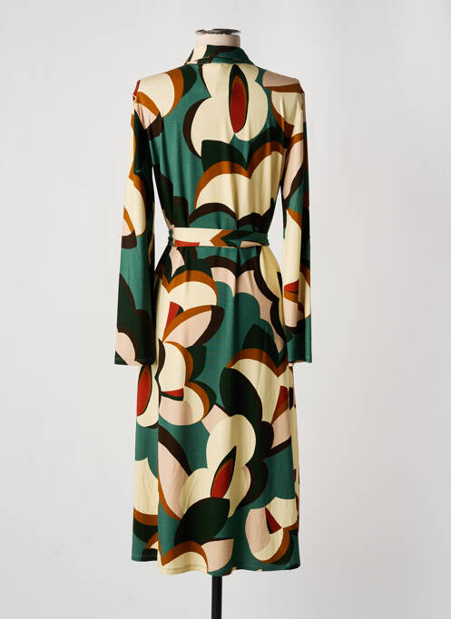 Robe mi-longue beige SIYU pour femme