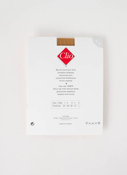 Bas chair CLIO pour femme